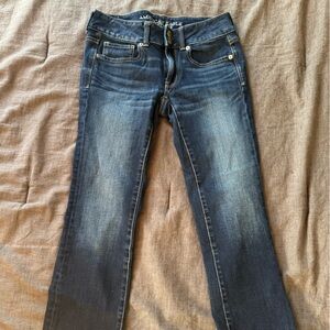 American Eagle Outfitters Dark Blue Skinny Jeans